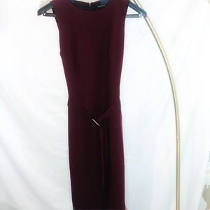 WHBM Maroon Dress